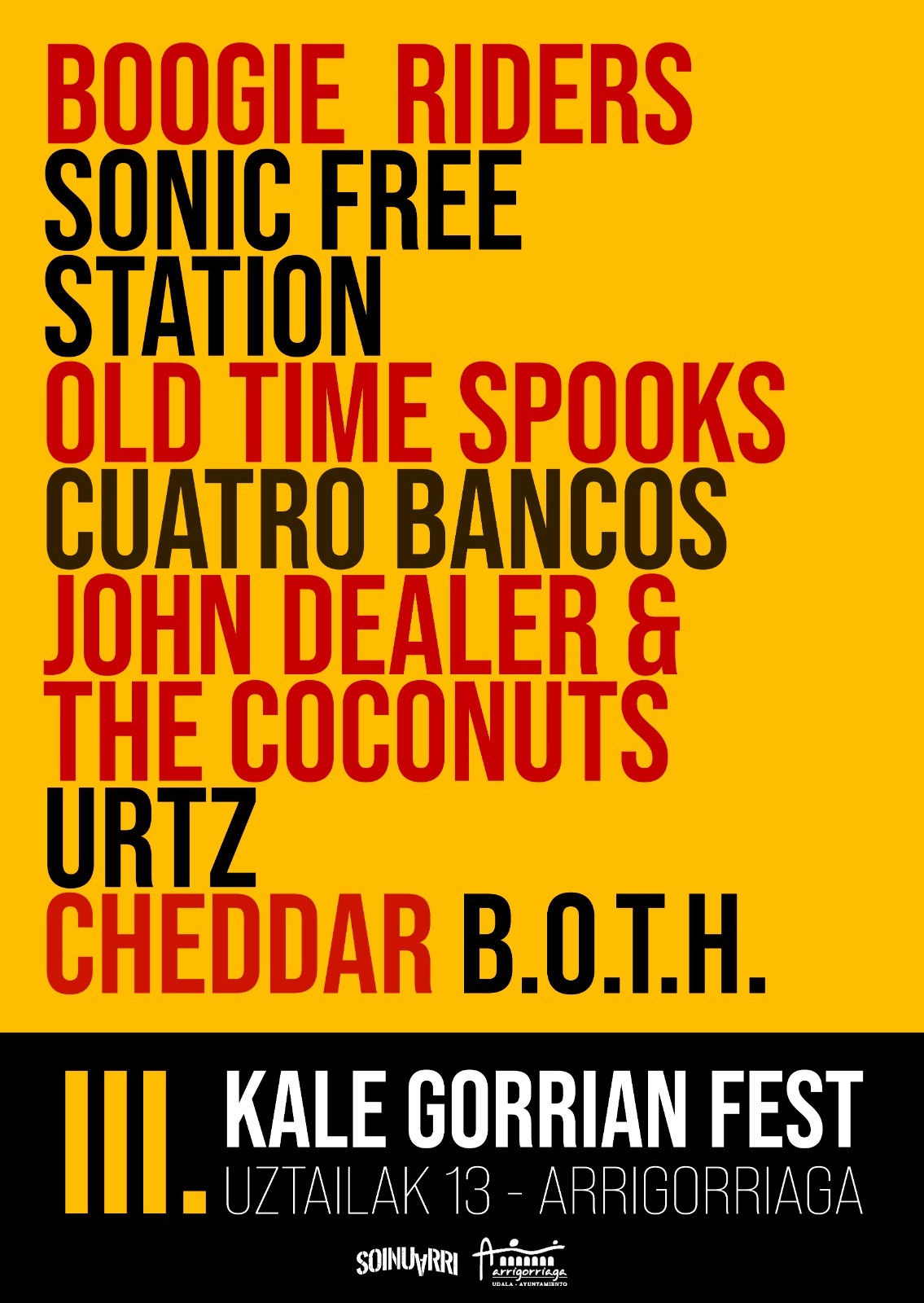 Kale Gorrian Fest Arrigorriaga 2024 Sonic Free Station